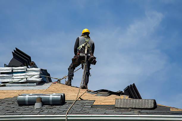 Professional Roof Installation technician working in Salisbury, VT
